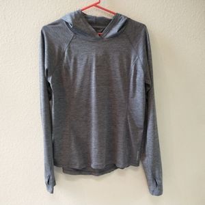 HEAD long sleeve hooded workout top